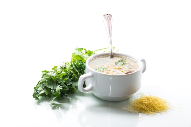 Miseczka aromatycznej zupy